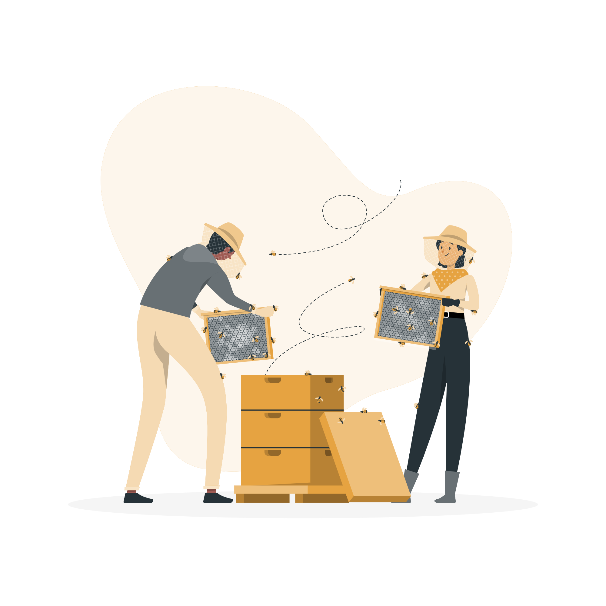 Ilustración de miel