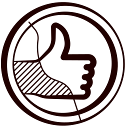 Ícono de pulgar arriba