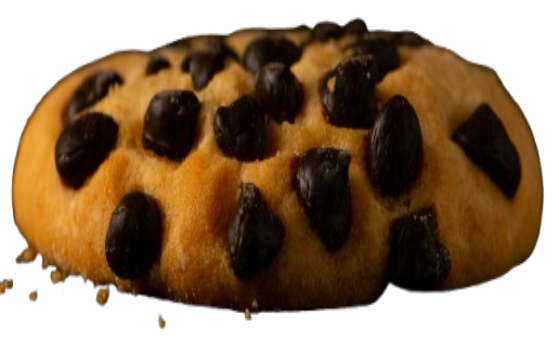 Galleta con chispas de chocolate